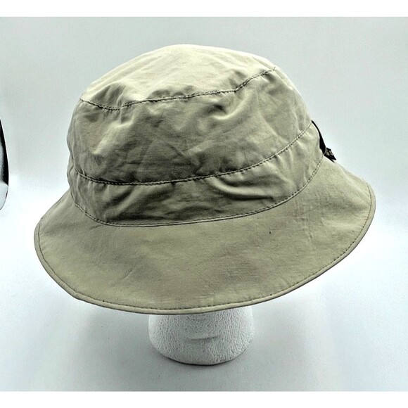 Retro Franz Bittner Gore-Tex Reversible Sun Hat Packable Beige Blue Bucket Hat - Picture 12 of 13